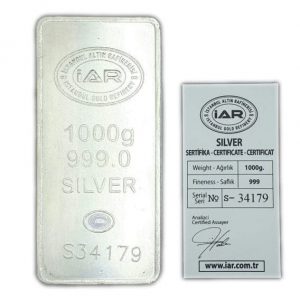 Investiciono srebro 1000g