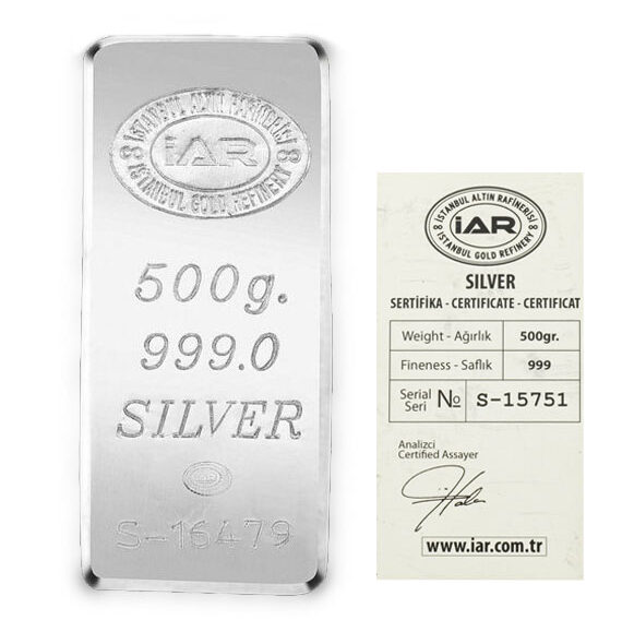 Investiciono srebro 500g